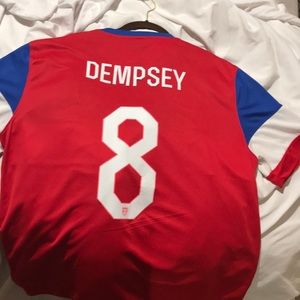 2014 USMNT away kit Clint Dempsey size XL